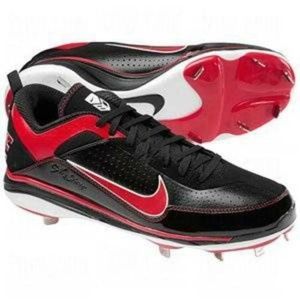 Mens Baseball Cleats Nike Air 16 Black Show Elite 2 Fx Leather Low Metal Shoes